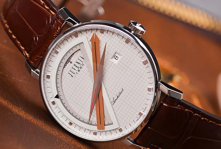 已售出【98新】尊皇Sextant六分仪系列自动皮带男表SXA2.4.G94.20盒证齐