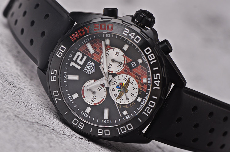 已售出【99新】豪雅Indy 500计时限量版男表CAZ101AD.FT8024 国行全套
