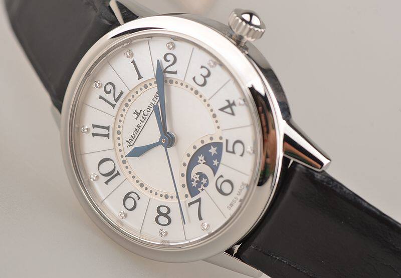 已售出【97新】积家约会贝母盘刻度钻昼夜显示自动机械皮带女表Q3468490