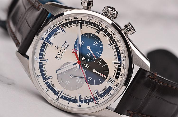 已售出【未使用品】真力时高频计时日历自动男表03.2040.400/69.C494