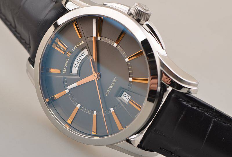 已售出【国行全新】艾美奔涛双历大三针自动皮带男表PT6158-SS001-03E-1