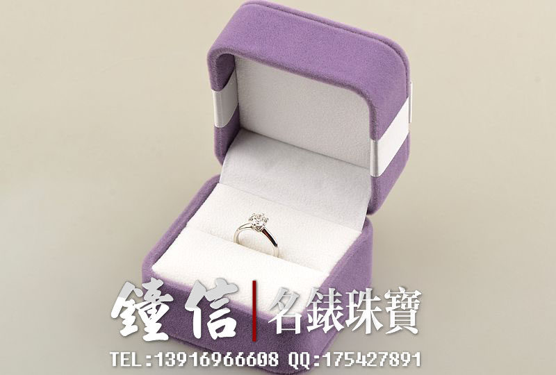 已售出【GIA证书】PT900钻石戒指1.06克拉F色VS2 3EX 无荧光反应