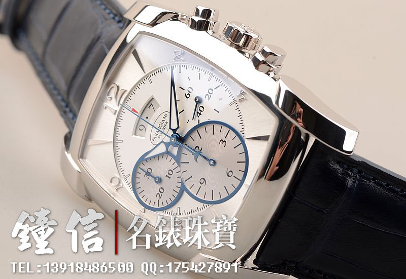 已售出【97新】帕玛强尼钯金Kalpagraph自动机械计时男表PF010959.01