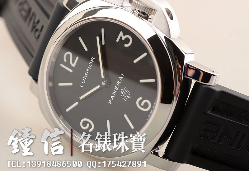 已售出【98新】沛纳海热门PAM00000手上链皮带男表 有盒及发票