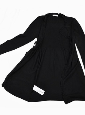 PROMOD秋冬外贸原单毛衣外套 荷叶边长袖新品针织衫开衫女 欧洲站