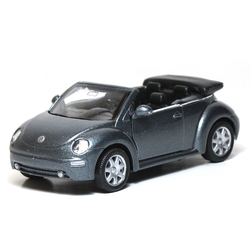 大众新甲壳虫合金敞篷车模型长度约11厘米威利成品welly单独包装