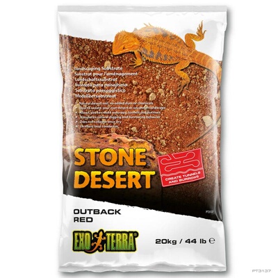 Exo Terra爬虫星球Desert Substrate Outback Red石漠垫材-红砂岩