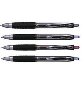 推荐日本文具UNI-BALL三菱UMN-207中性笔 按动签字 05mm黑色墨水