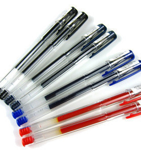 三菱水笔UM-100 日本进口文具uni-ball直销啫喱笔05mm黑色 中性笔