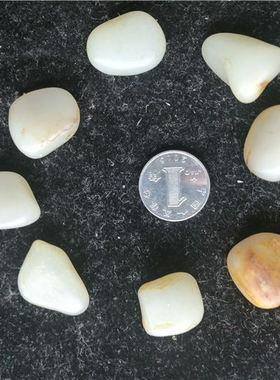 40.7克新疆和田玉籽料白玉原石手串（颗颗原籽无修）