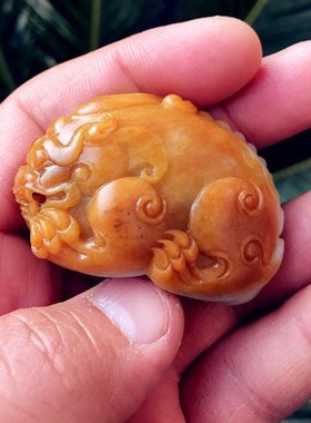 把件貔貅新疆和田玉籽料