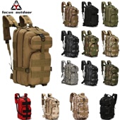 登山包训练装 备野营背包600D牛津布抗撕裂小3P双肩包收纳徒步户外