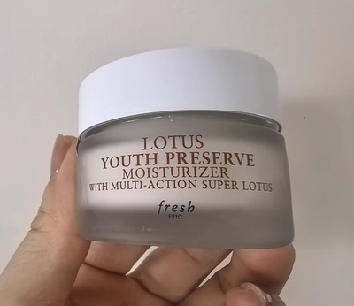 FRESH馥蕾诗睡莲青春赋活面霜15ml 30ml舒缓保湿滋润紧致莲花面霜