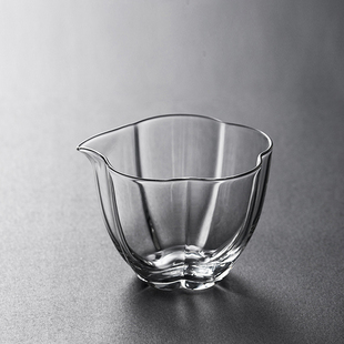 高端茶滤分茶器 梅花公杯 加厚公道杯玻璃茶具日式 公杯茶漏套装