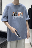 T1543P25现货夏季宽松短袖T恤男潮百搭上衣男士大码圆领休闲t恤，男装T恤，星座510A-1