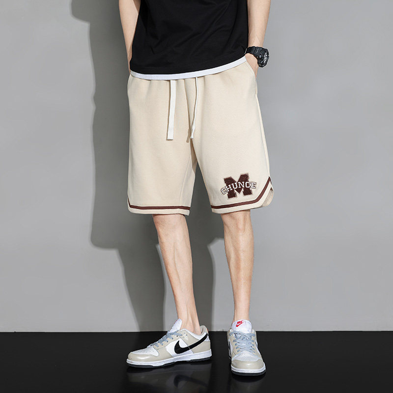 DK6966P35黑地板华棉短裤篮球大码宽松户外时尚休闲夏季短裤男,男装休闲裤,星座510A-1