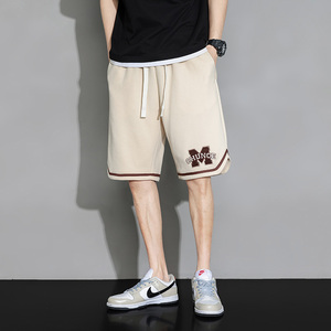 DK6966P35黑地板 华棉短裤篮球大码宽松户外时尚休闲夏季短裤男图片