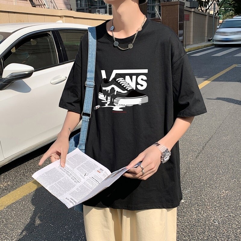 T3357P25克莱因蓝T仓库一件起正常配送中男港风T恤落肩款宽松T恤,男装T恤,星座510A-1