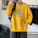 Y2476P38秋季新款港风印花圆领卫衣男潮宽松帅气百搭休闲外套，男装卫衣，星座510A-1