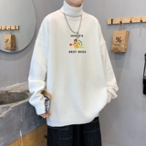 MG2996P65高领毛衣男休闲百搭潮牌2022年新款bf慵懒风简约针织衫，男装针织衫/毛衣，星座510A-1