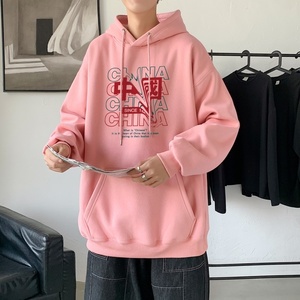 L2755P48秋装2023新款潮趣印花学生潮流男女情侣连帽卫衣图片