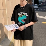 T3356P25克莱因蓝T仓库一件起正常配送中男港风T恤落肩款宽松T恤，男装T恤，星座510A-1