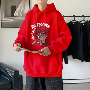 LD5675P38重磅卫衣男oversize小众高街男潮ins春秋季男生衣服美式图片