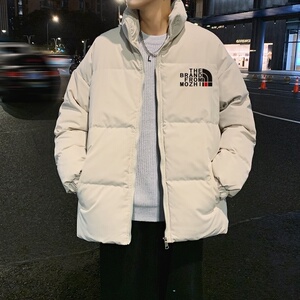 MY2876P85新棉服男新款日系宽松潮流棉服无帽外套冬季港风面包服图片