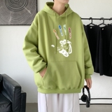 L2461P48秋季上新休闲连帽百搭韩潮外套卫衣男情侣装连帽卫衣，男装卫衣，星座510A-1