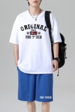 TZ3888休闲运动套装轻奢时尚感男士短袖t恤男夏季薄款潮牌短裤，男装休闲套装，星座510A-1