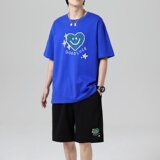 TZ3503轻奢时尚感男士短袖t恤男夏季薄款潮牌短裤休闲运动套装，男装休闲套装，星座510A-1