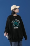 Y2478P38中性模特21秋冬男圆领韩版嘻哈运动外套ins港风休闲卫衣，男装卫衣，星座510A-1