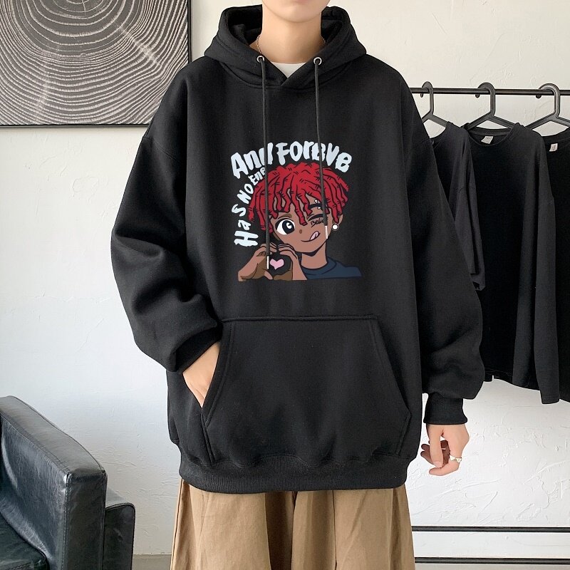 LD5675P38小众高街男潮ins春秋季男生衣服美式重磅卫衣男oversize,男装卫衣,星座510A-1