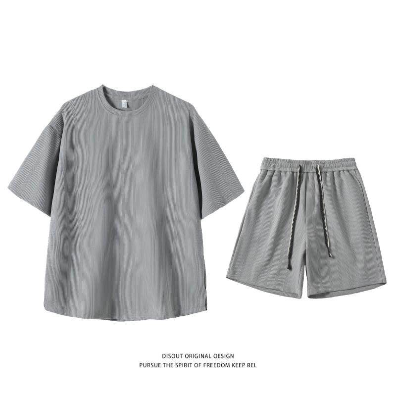 TZS8410特P45夏季新款男士休闲运动套装短袖短裤两件套男装,男装休闲套装,星座510A-1