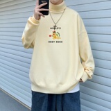 MG2996P65高领毛衣男士慵懒风潮牌ins秋打底衫港风针织衫秋冬毛线，男装针织衫/毛衣，星座510A-1