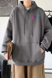 L2364P48秋装2022新款潮趣印花学生潮流男女情侣连帽卫衣图片