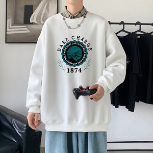 Y2478P38秋季男士bf宽松卫衣港风卫衣新款圆领韩版潮流衣服图片