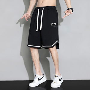 DK6967P35黑地板 华棉短裤篮球大码宽松户外时尚休闲夏季短裤男图片