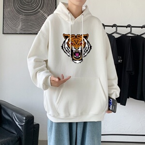L2894P65潮流元素潮趣加绒加厚连帽印花常规款连帽卫衣男图片
