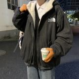 MN2877P165男士加绒加厚牛仔夹克外套连帽拉链宽松牛仔服牛仔衣，男装夹克，星座510A-1