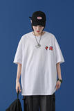 T1544P25蒙马特女模夏季短袖男女潮流宽松百搭纯棉打底衫宽松T恤，男装T恤，星座510A-1
