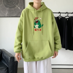 L2850P48秋冬新款卫衣男装宽松港风日系外套连帽衣服宽松卫衣