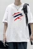 2021港风夏季宽松男女情侣短袖T恤XZ1102-1-T1686-P25，男装T恤，星座510A-1