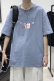 2021港风夏季宽松男女情侣短袖T恤XZ1102-1-T1678-P25，男装T恤，星座510A-1