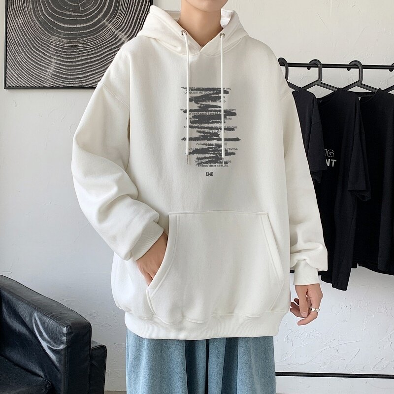 LD5672P38时尚oversize长袖上衣男士潮卫衣男女2023秋季新款男装,男装卫衣,星座510A-1