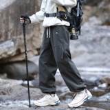 K1557P55美式冲锋伞兵裤男春季青少年潮牌运动直筒裤2025新款工装，男装休闲裤，星座510A-1