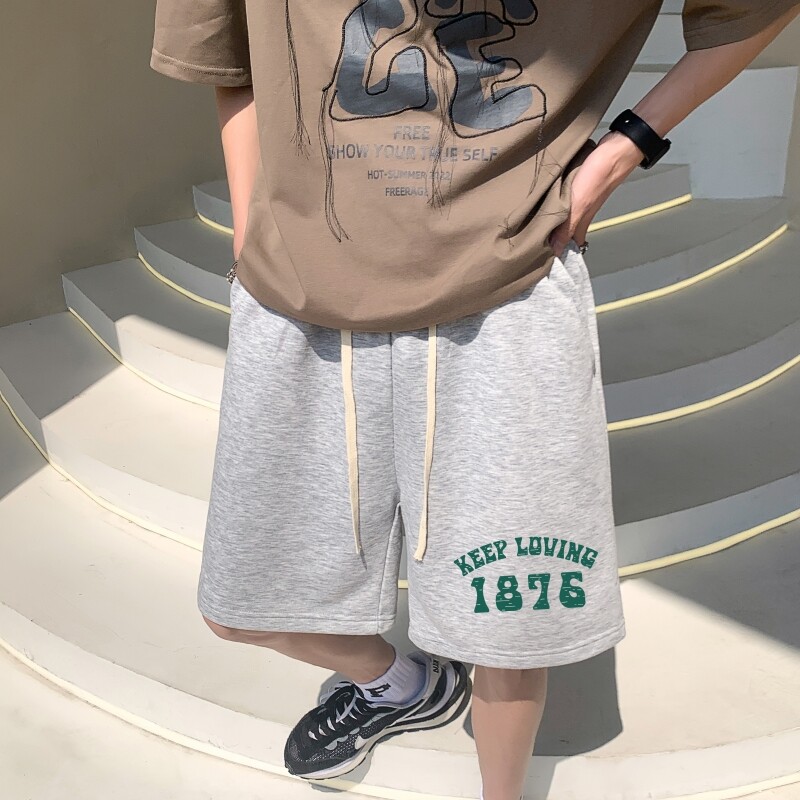 DD3529户外时尚休闲夏季短裤男六分短裤百搭沙滩篮球大码宽松图片