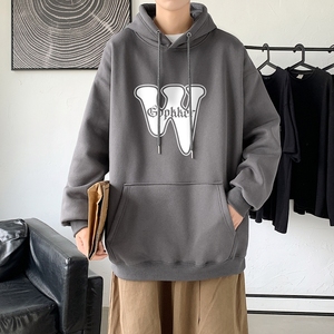 LD5673P38宽松男装秋装上衣服男生连帽外套卫衣男士新款潮牌ins图片