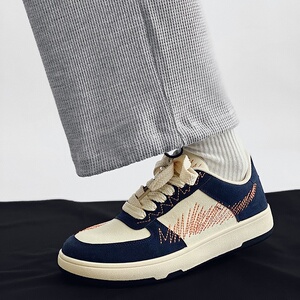 森系港风帆布男鞋潮流SHOES小众板鞋德迅潮鞋INS休闲运动图片