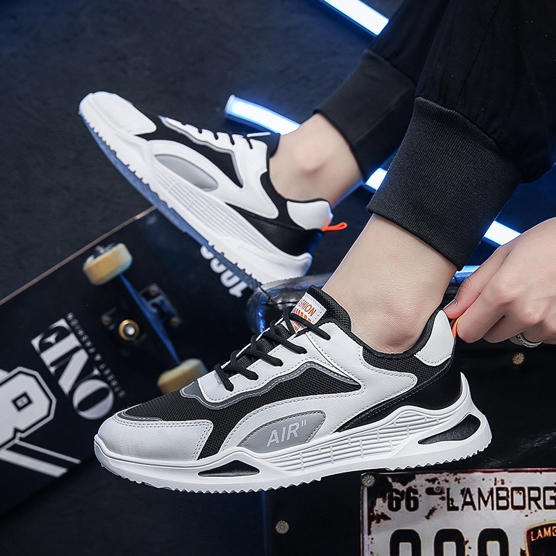 跑步鞋新款透气网鞋男士运动鞋厚底增高阿甘鞋男士休闲鞋，男鞋休闲鞋，星座614-1